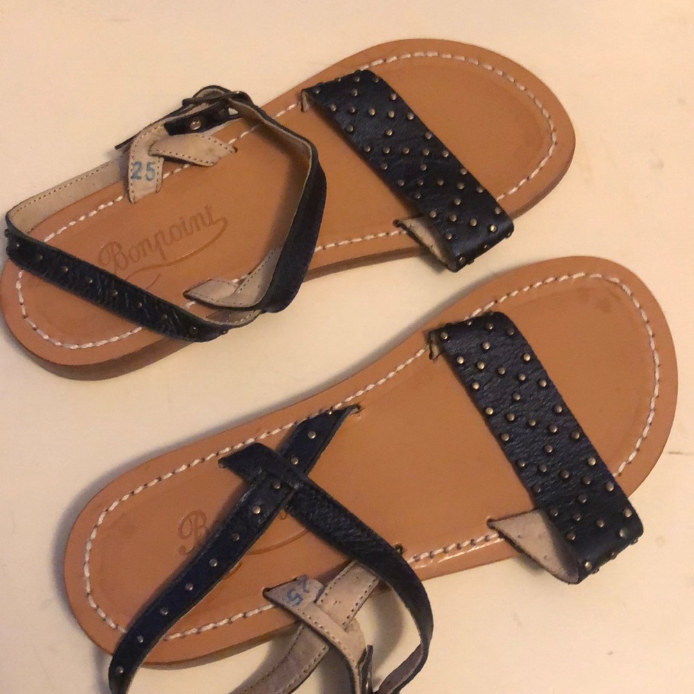 Bonpoint leather sandals
